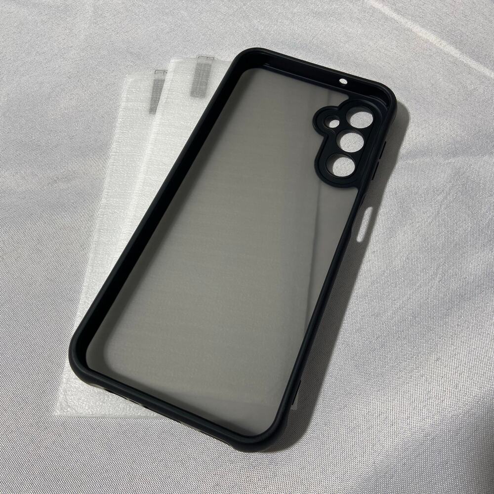3 in 1 Case for Samsung Galaxy A14 5G Black - Picture 2 of 2